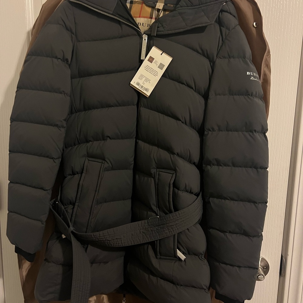 Burberry London down-filled hooded puffer coat